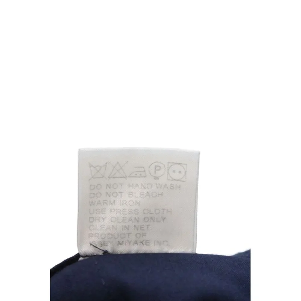 Issey Miyake Mens Dress Pants Blue 100% Linen Button Size 50